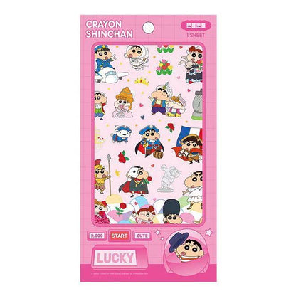 Stickers Crayon Shin-chan Lucky Pink