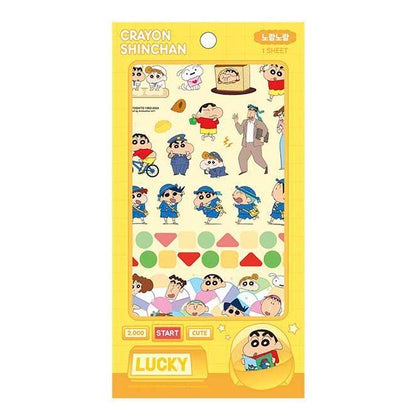 Stickers Crayon Shin-chan Lucky Yellow