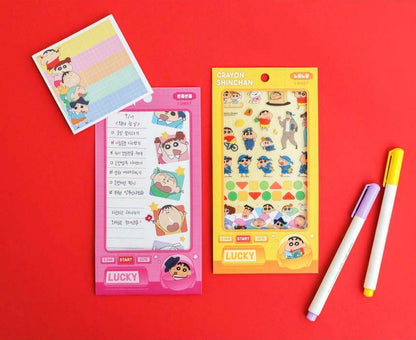 Stickers Crayon Shin-chan Lucky Yellow