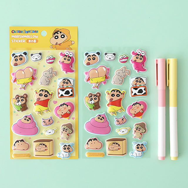 Stickers Crayon Shin-chan Marshmallow Costume