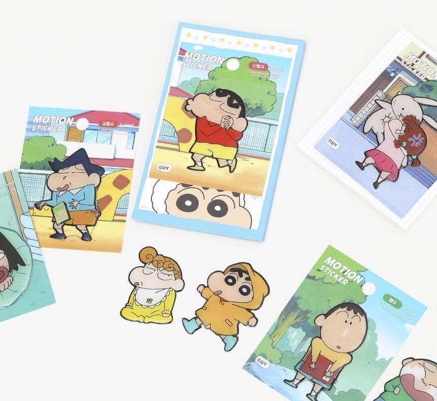Sticker Crayon Shin-chan Motion Bochan
