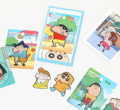 Sticker Crayon Shin-chan Motion Bochan