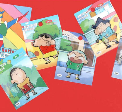 Sticker Crayon Shin-chan Motion Bochan