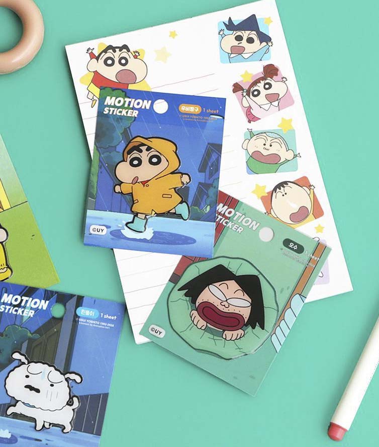 Sticker Crayon Shin-chan Motion Yonro