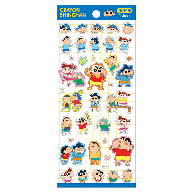 Stickers Crayon Shin-chan Syrup Sunflower Class