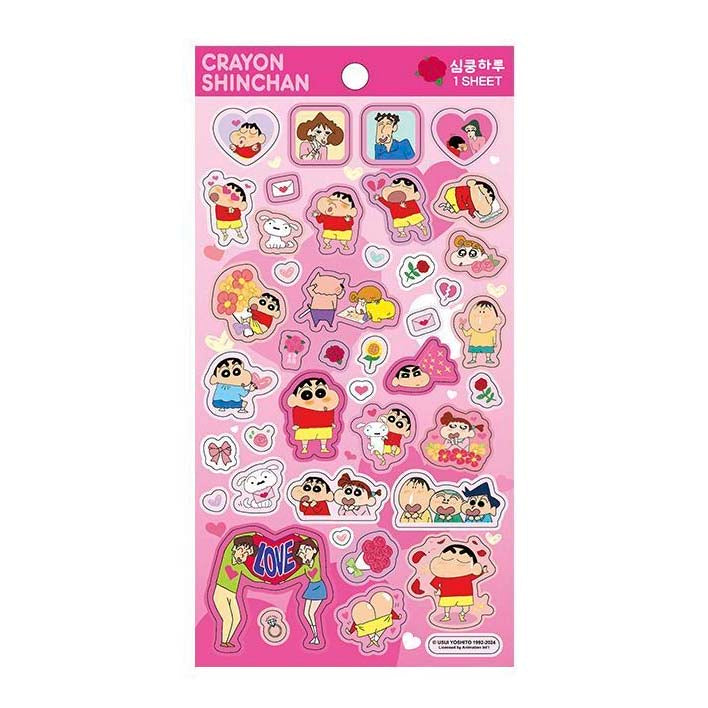 Stickers Crayon Shin-chan Daily Pink