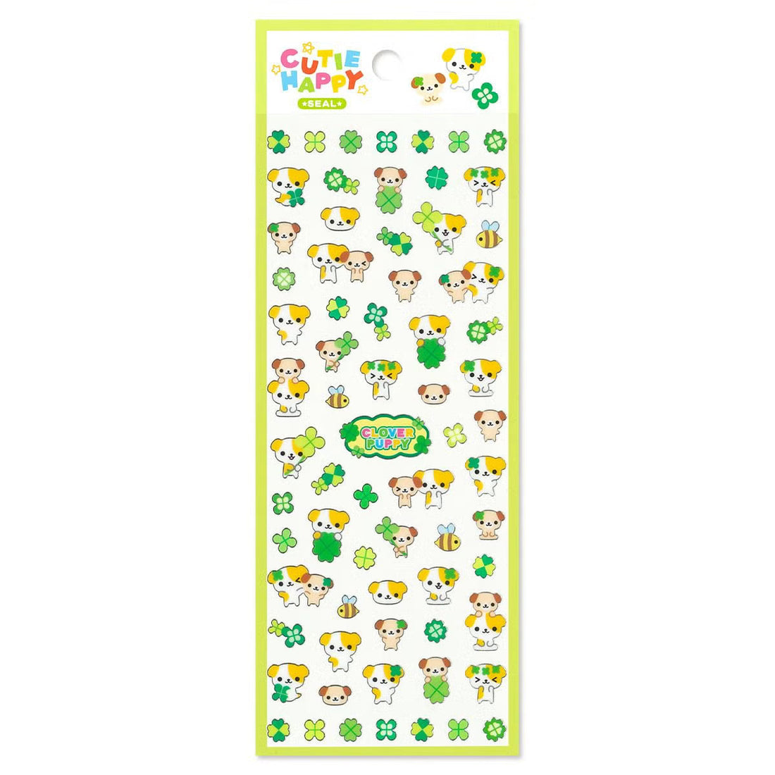 Stickers Cutie Happy Clover Puppy