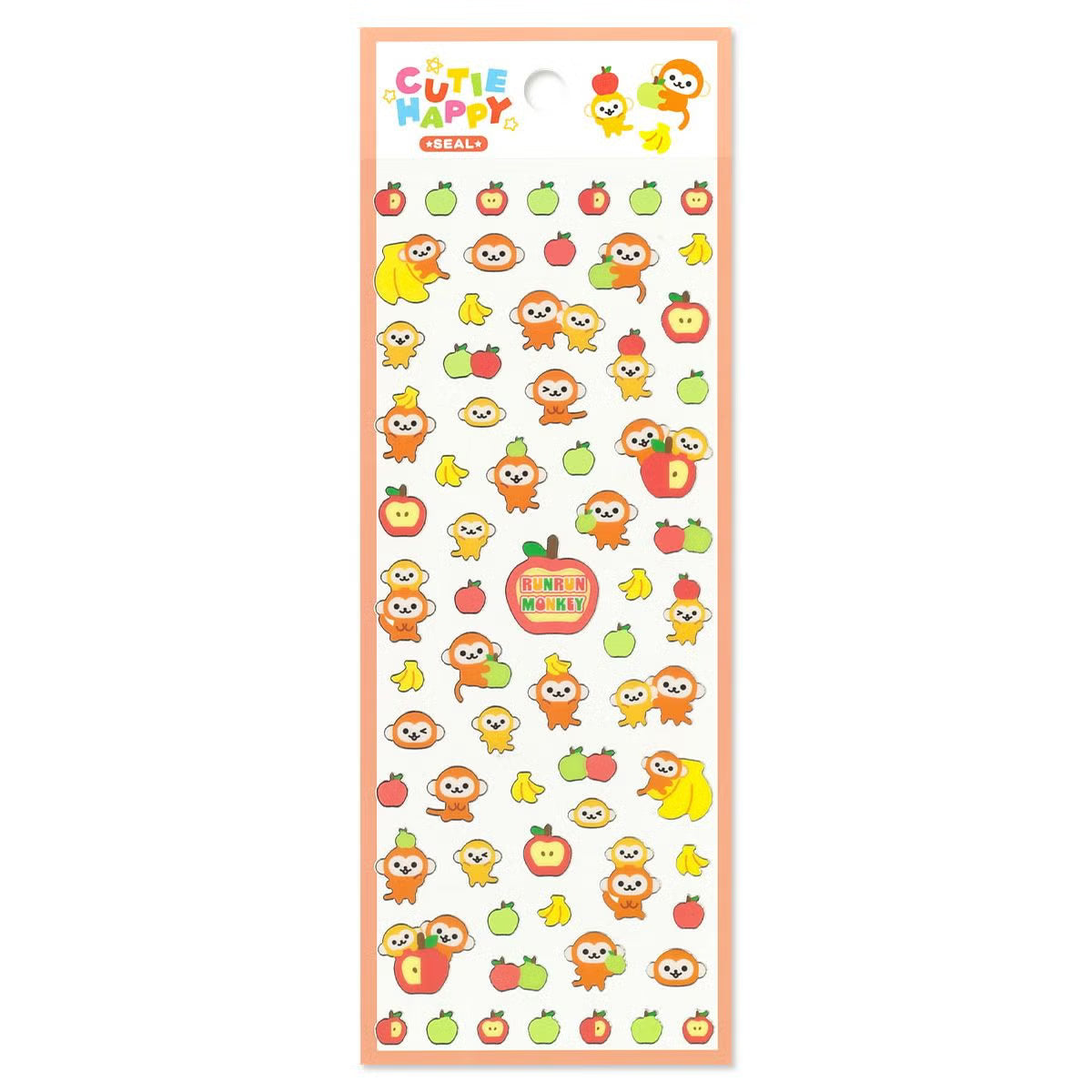 Stickers Cutie Happy Runrun Monkey