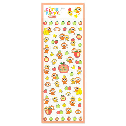 Stickers Cutie Happy Runrun Monkey