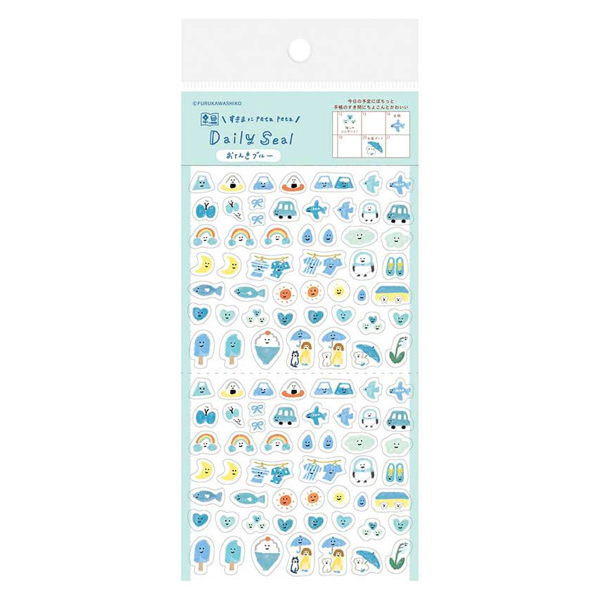 Stickers Daily Seal Weather Blue