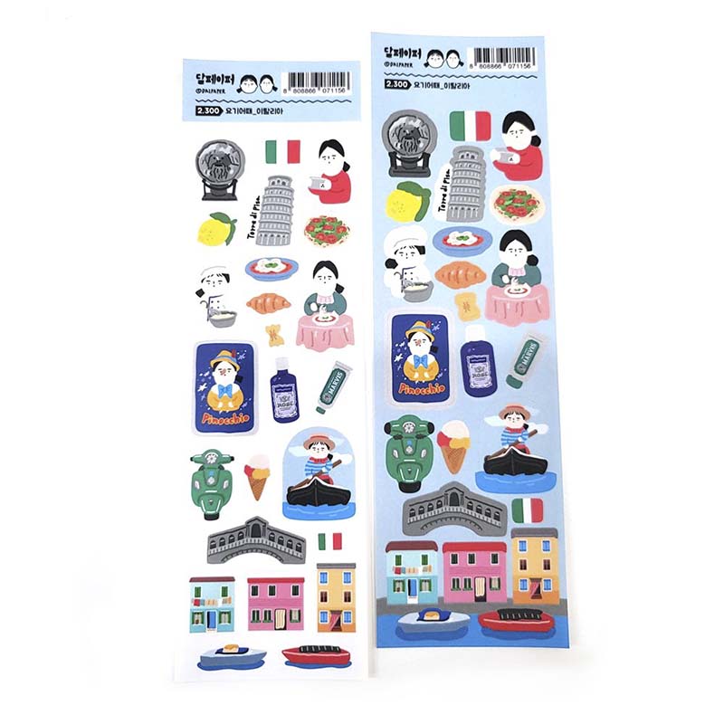 Stickers How Was It Travel Italy