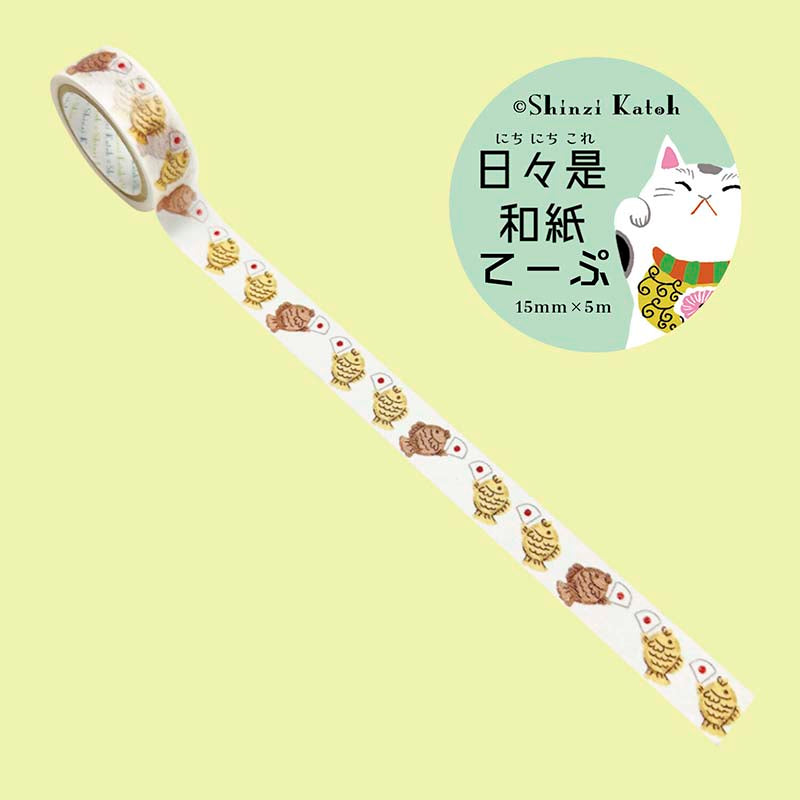Washi Tape Dance of the Taiyaki