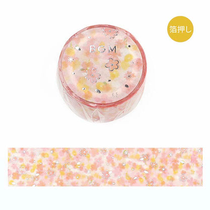Washi Tape Foil Dreaming Landscape Cherry Blossom