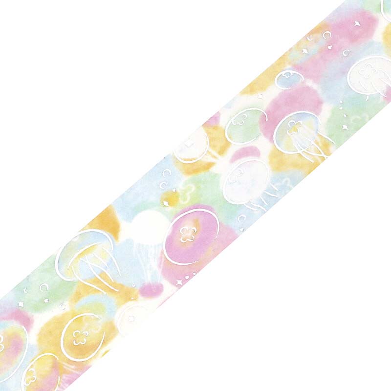 Washi Tape Foil Dreaming Landscape Jellyfish