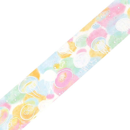 Washi Tape Foil Dreaming Landscape Jellyfish