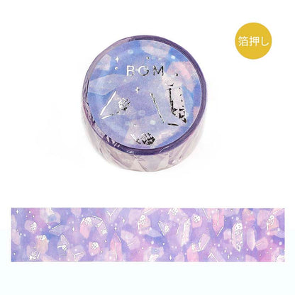 Washi Tape Foil Dreaming Landscape Jewelry
