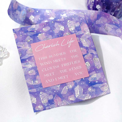 Washi Tape Foil Dreaming Landscape Jewelry
