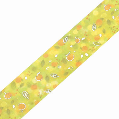 Washi Tape  Foil Dreaming Landscape Tangerine