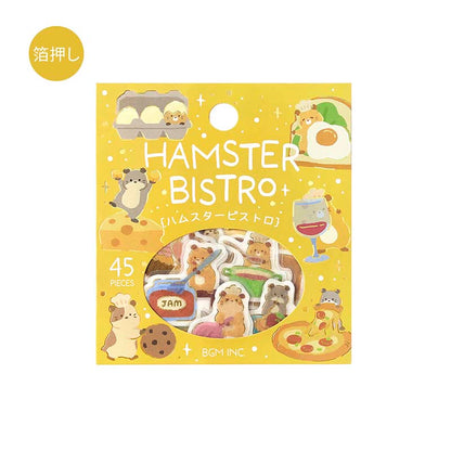 Stickers Dress-Up Animals Hamster Bistro