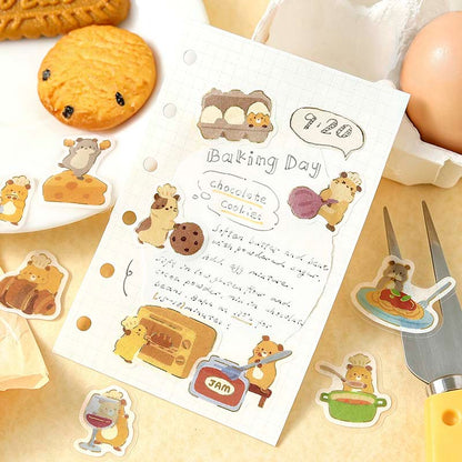 Stickers Dress-Up Animals Hamster Bistro