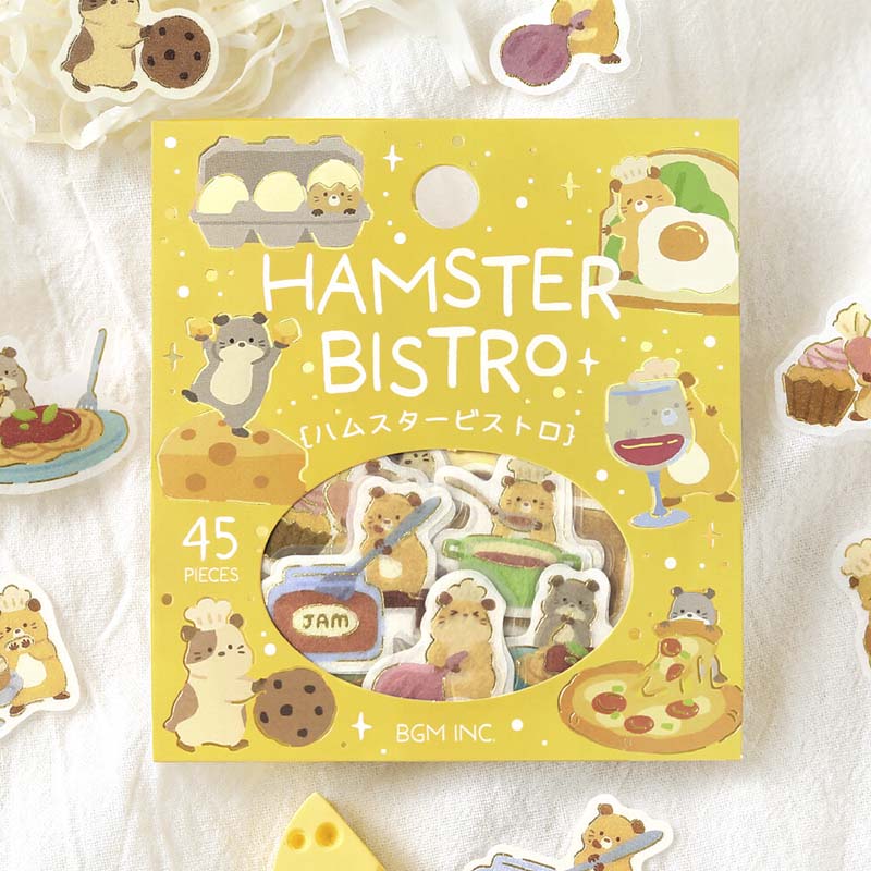 Stickers Dress-Up Animals Hamster Bistro