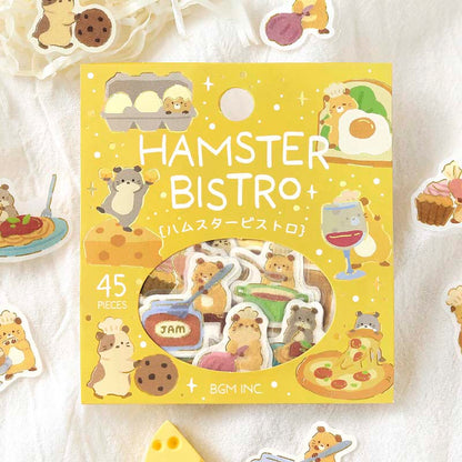 Stickers Dress-Up Animals Hamster Bistro