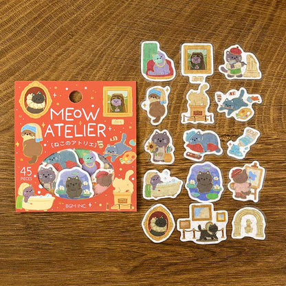 Stickers Dress-Up Animals Meow Atelier