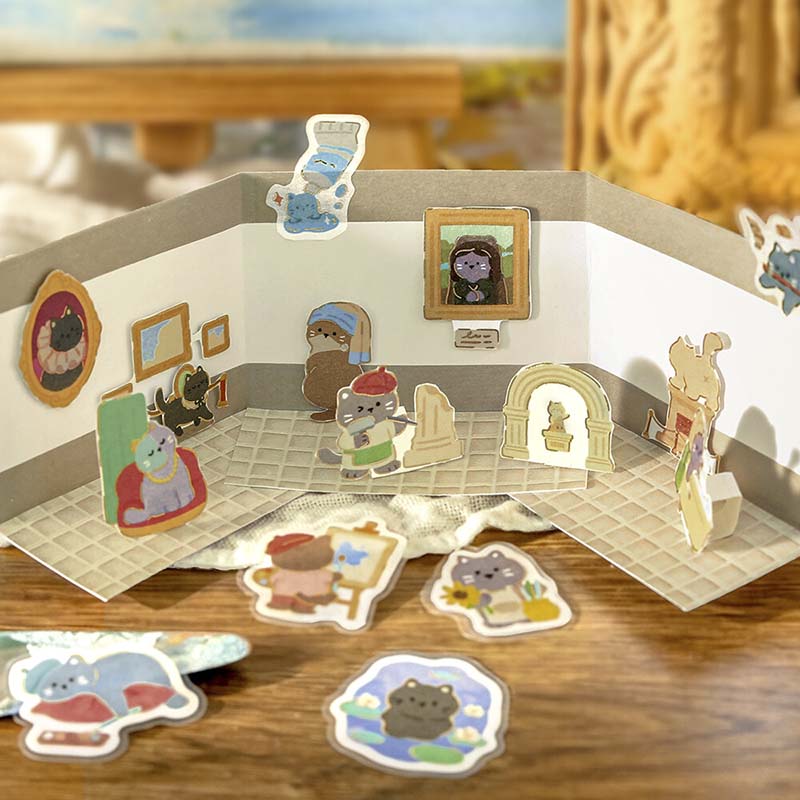 Stickers Dress-Up Animals Meow Atelier