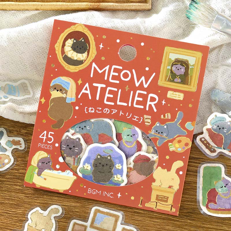 Stickers Dress-Up Animals Meow Atelier