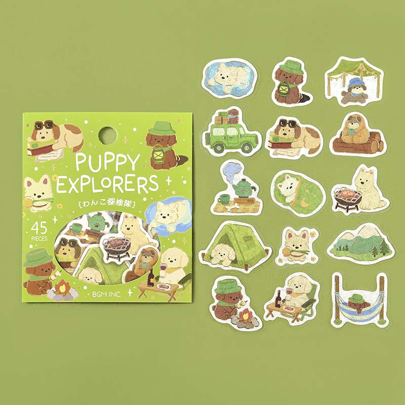 Stickers Dress-Up Animals Puppy Explorers
