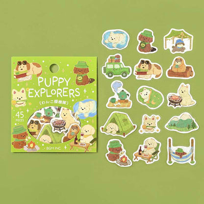 Stickers Dress-Up Animals Puppy Explorers
