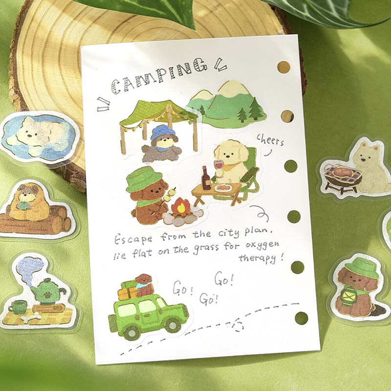 Stickers Dress-Up Animals Puppy Explorers