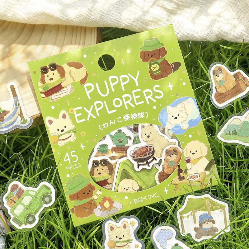 Stickers Dress-Up Animals Puppy Explorers
