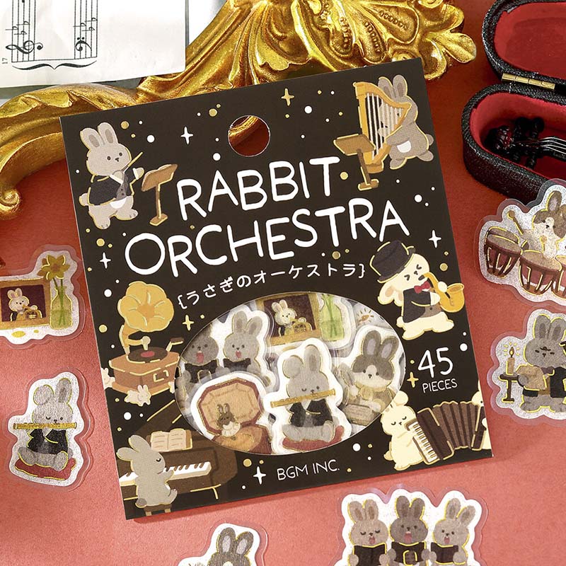 Stickers Dress-Up Animals Rabbit Orchestra