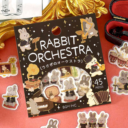 Stickers Dress-Up Animals Rabbit Orchestra