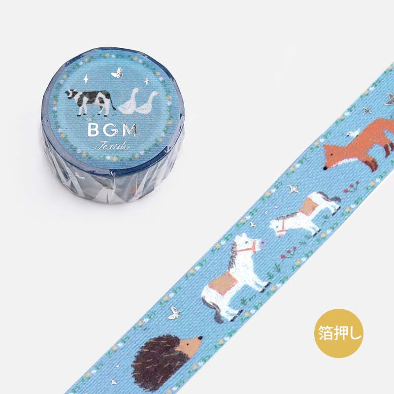 Washi Tape Foil Embroidery Ribbon Ranch Story