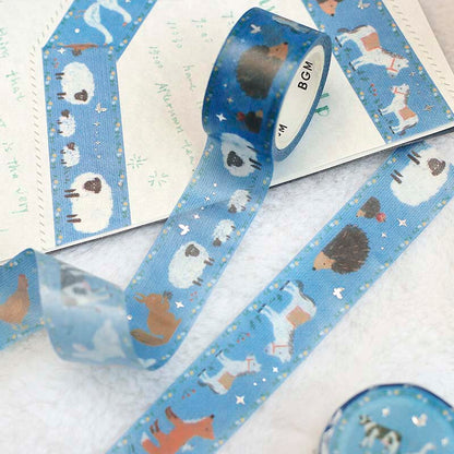 Washi Tape Foil Embroidery Ribbon Ranch Story
