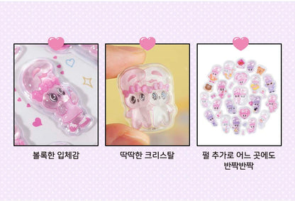 Stickers Esther Bunny Candy Green