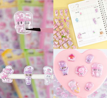 Stickers Esther Bunny Candy Green