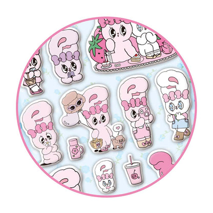 Stickers Esther Bunny Marshmallow Pink