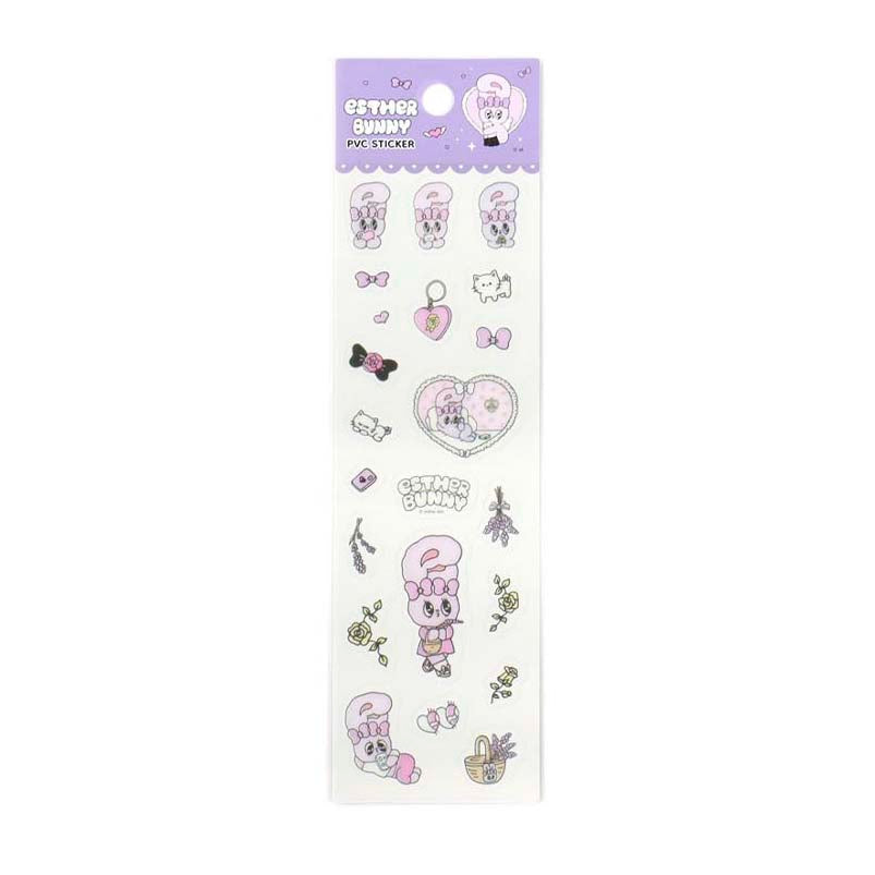 Stickers Esther Bunny PVC Lavender Bunny