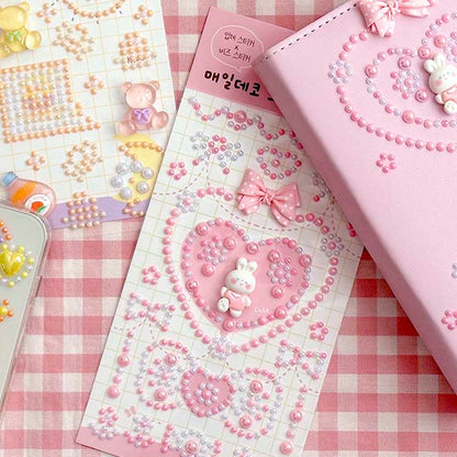 Stickers Everyday Deco Pink Lace