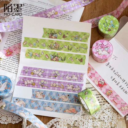 Washi Tape Fairytale Courtyard Butterfly Flower