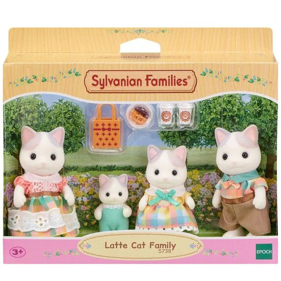 Sylvanian Families Familia Gato Latte (Disponibles Individuales)