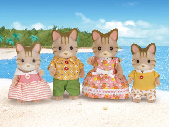 Sylvanian Families Familia Gato de Rayas (Disponibles Individuales)