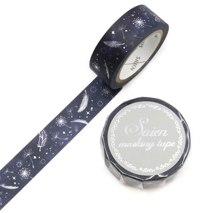 Washi Tape Foil Feather Feather