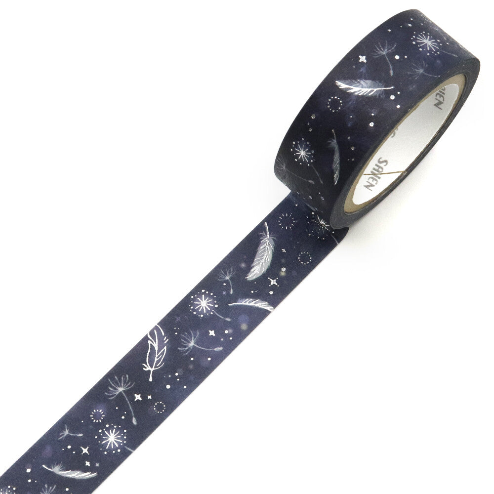 Washi Tape Foil Feather Feather