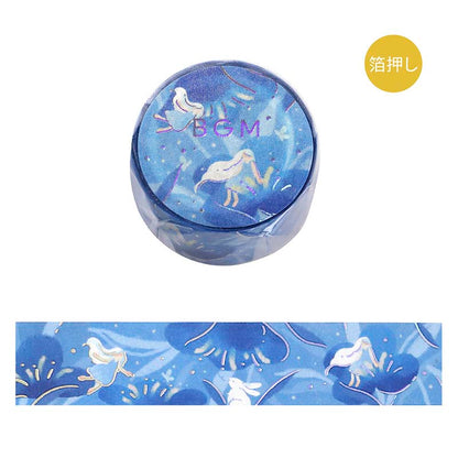 Washi Tape Foil Flower Story Night Scent