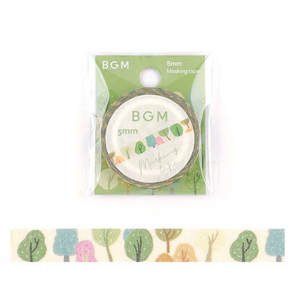 Washi Tape Slim Forest of Dreams
