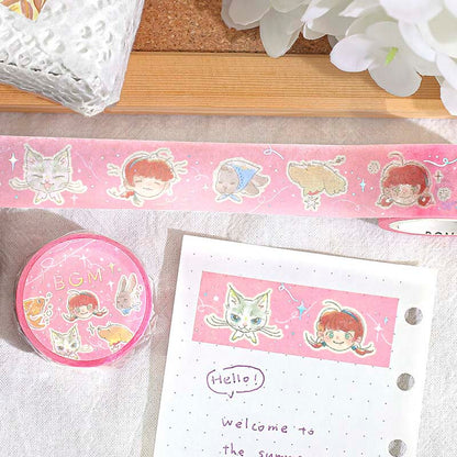 Washi Tape Foil Mysterious Journey Friends